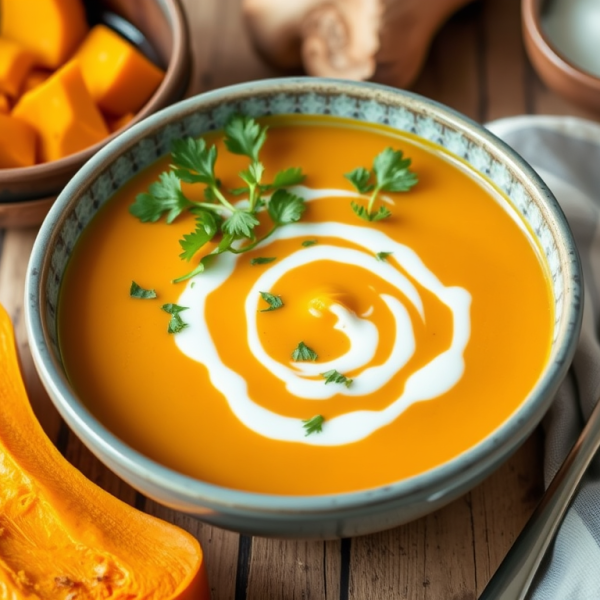 Creamy Vegan Butternut Squash Soup&nbsp;Recipe